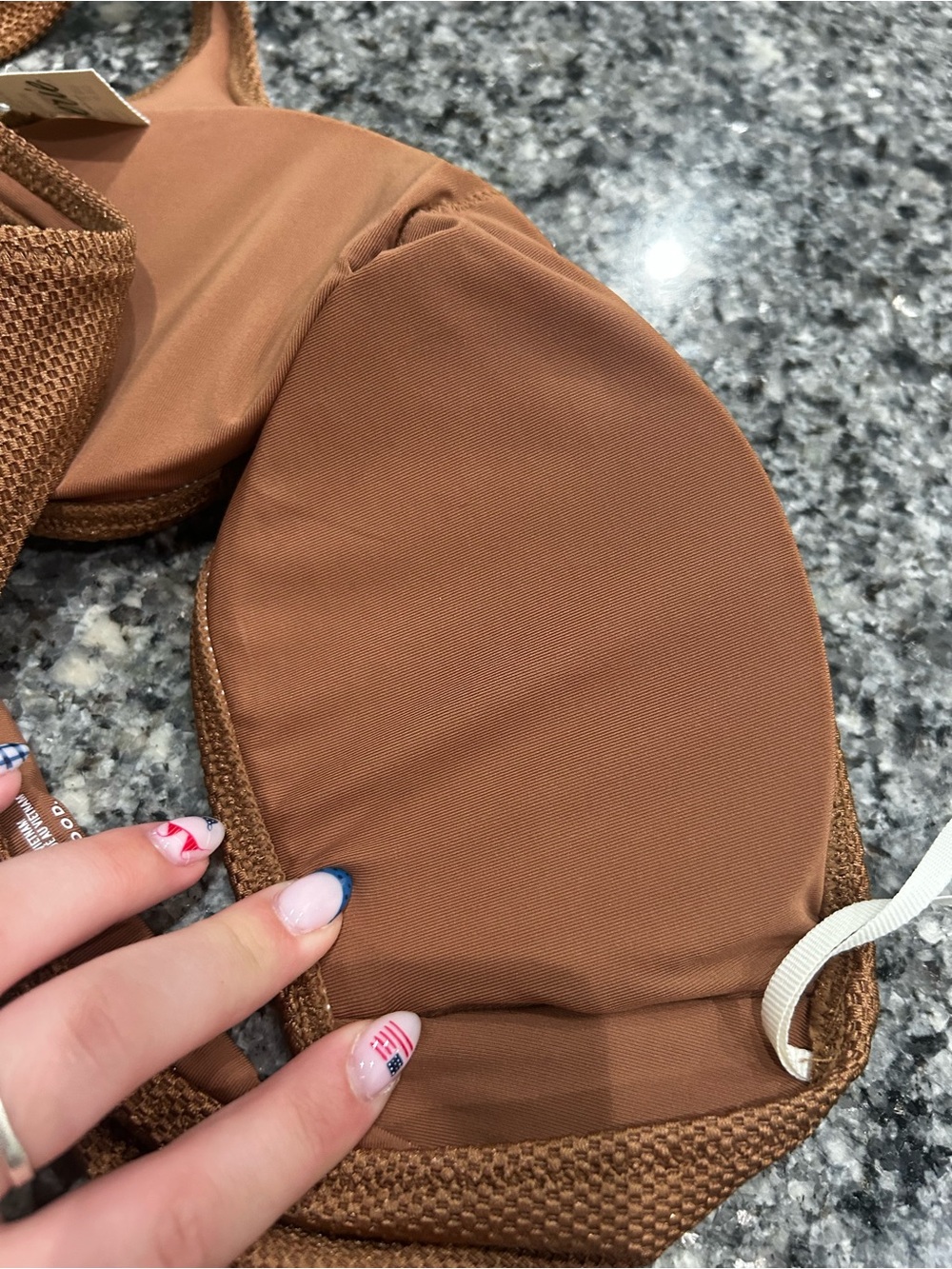 Aerie Brown Bikini with Ruched Bottoms - Picture 8 of 9